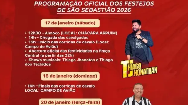 Nossa Cultura em Festa: Vêm Aí os Festejos de São Sebastião 2026! 🐎🙏